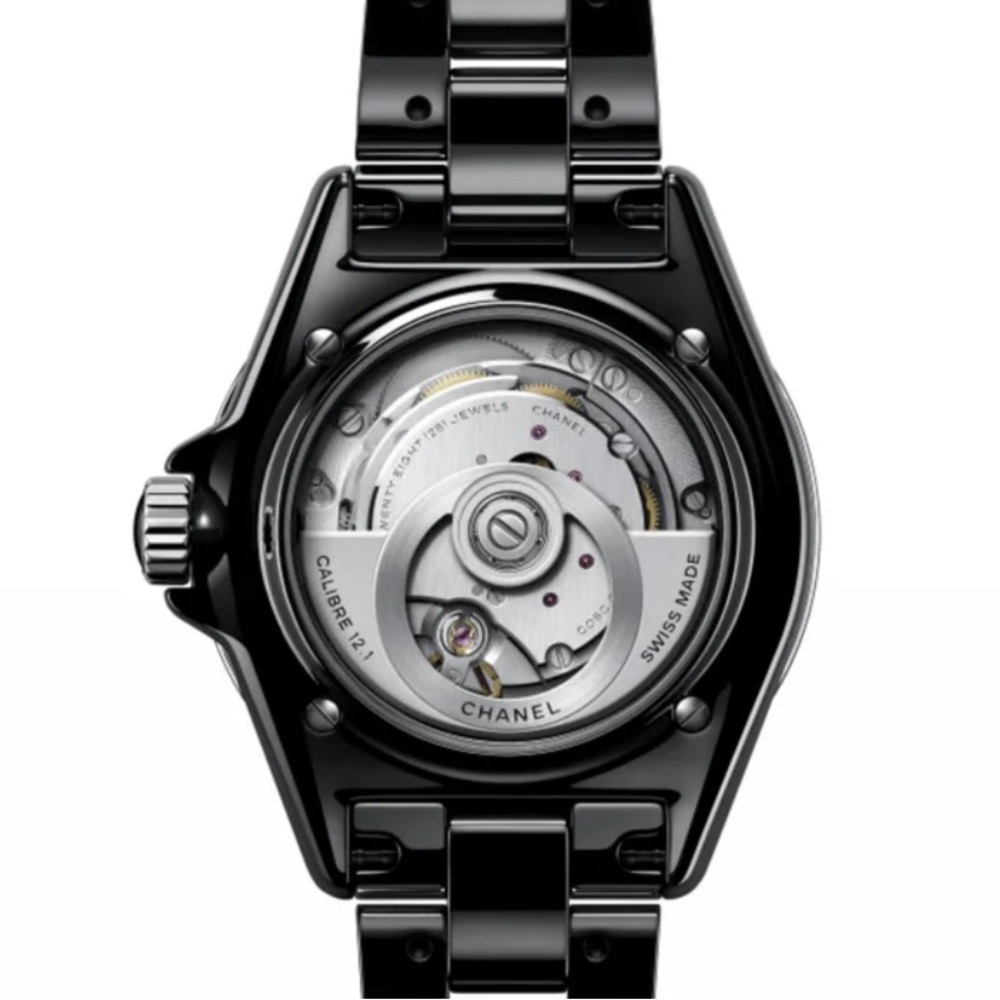 New Chanel J12 38MM Black Ceramic Watch H5697 - Picture 3 of 8